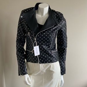 Each X Other polka dot leather jacket